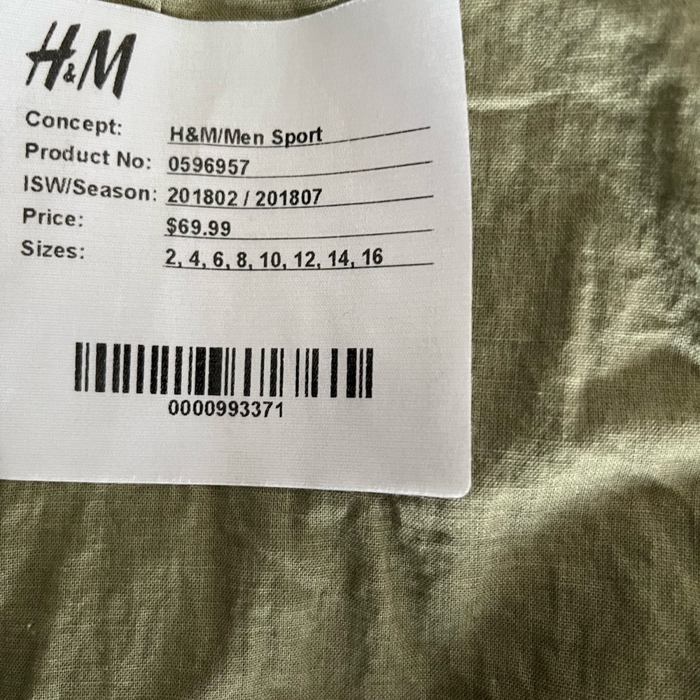 H&M Women’s Lined Utility Jacket with Floral Print Size 8 - Picture 10 of 14